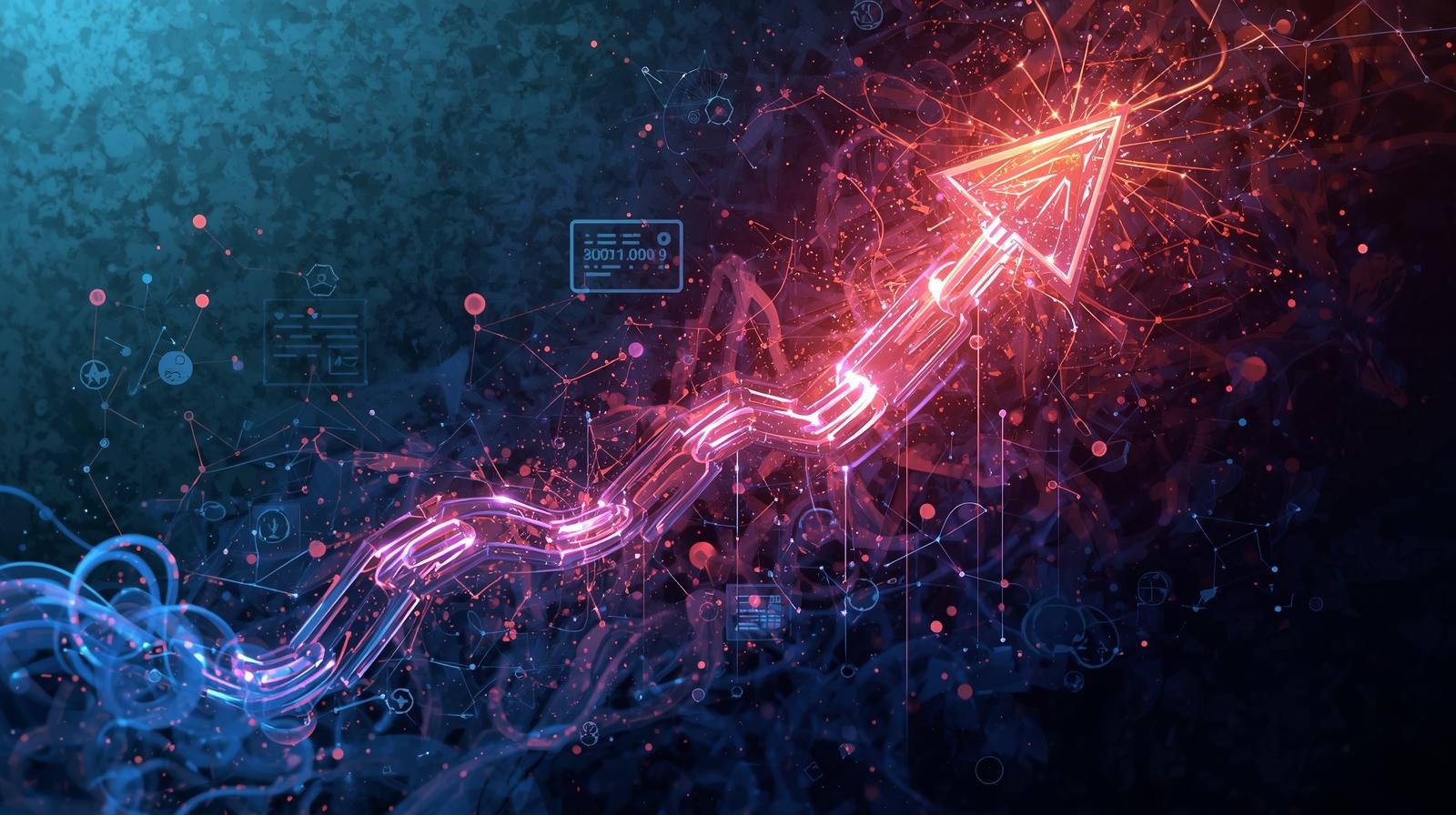 abstract financial freedom gauge