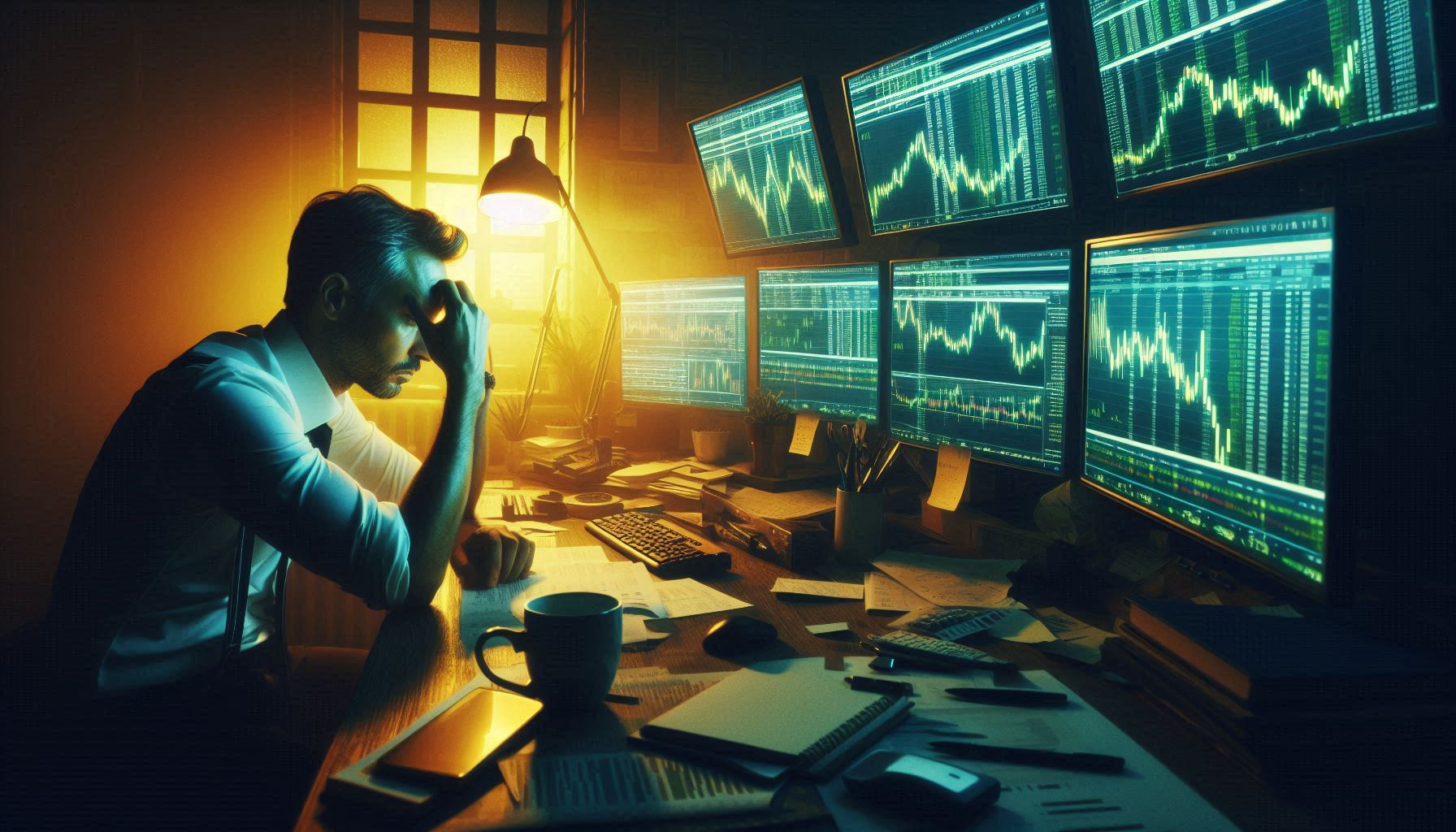 office worker at a desk